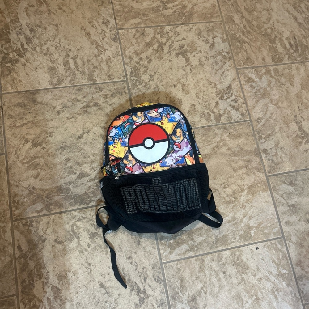 Bioworld Black Pokemon Mini Backpack